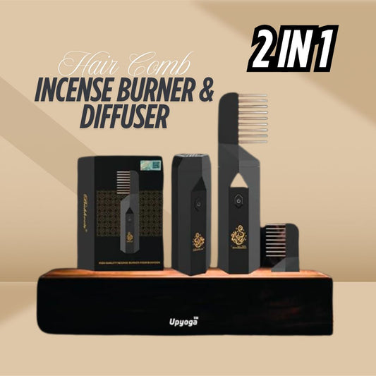 2-in-1 Smart Hair Comb Electronic Incense Burner